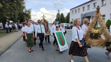 Gmina Ostrówek była gospodarzem niedzielnych Dożynek Powiatu Wieluńskiego